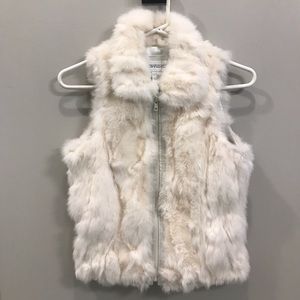 Charles Klein 100% Genuine Rabbit Fur Vest